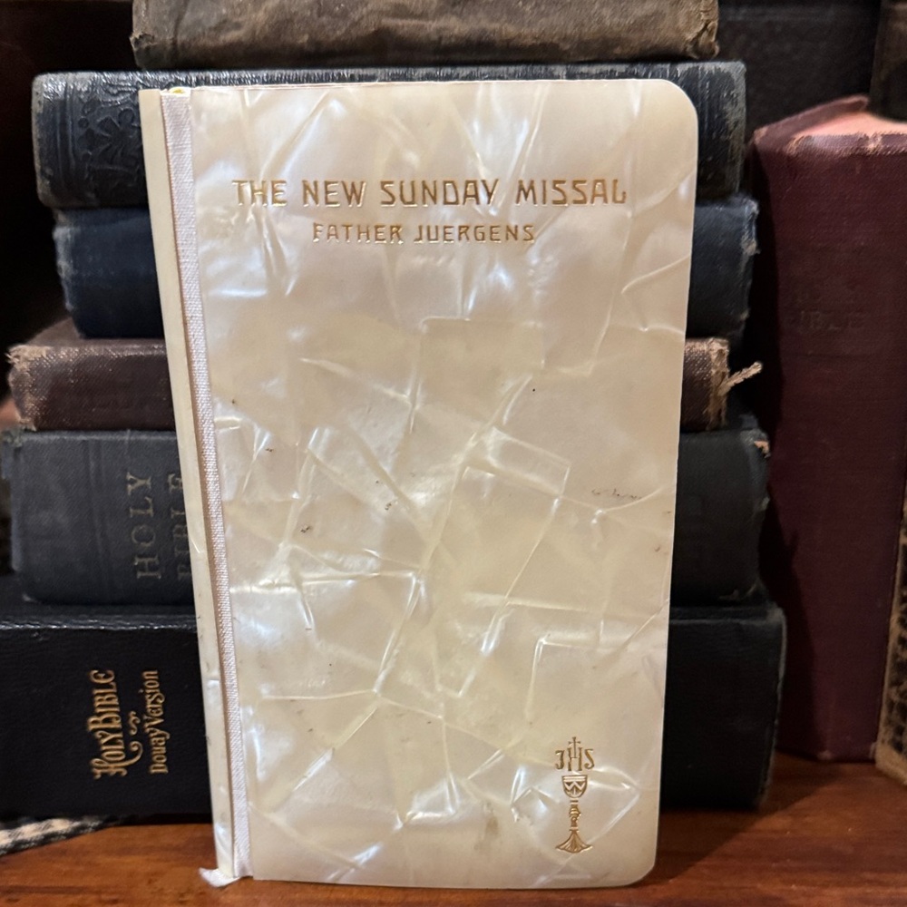 Vintage The New Sunday Missal by Father Juergens Marriage Ceremony Bible 1951